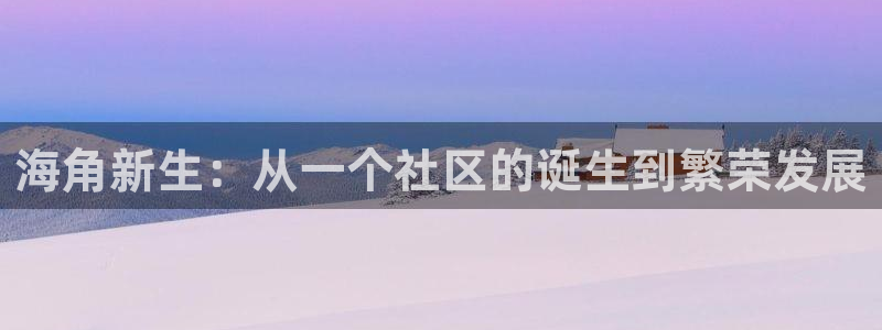 海角社区hj7：海角新生：从一个社区的诞生到繁荣发展