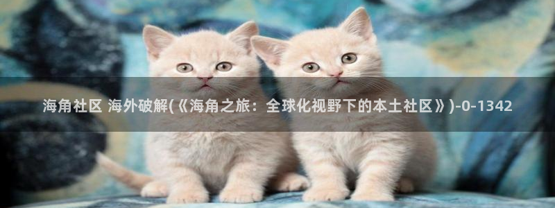 海角社区鄂州父女琳琳：海角社区 海外破解(《海角之旅：全球化视野下的本土社区》)