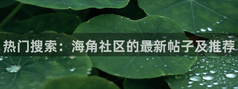 怎么破解海角社区：热门搜索：海角社区的最新帖子及推荐